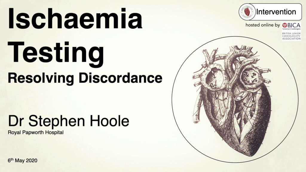 Ischaemia testing: resolving discordance