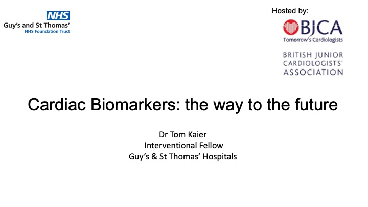 Cardiac Biomarkers: The way to the future?