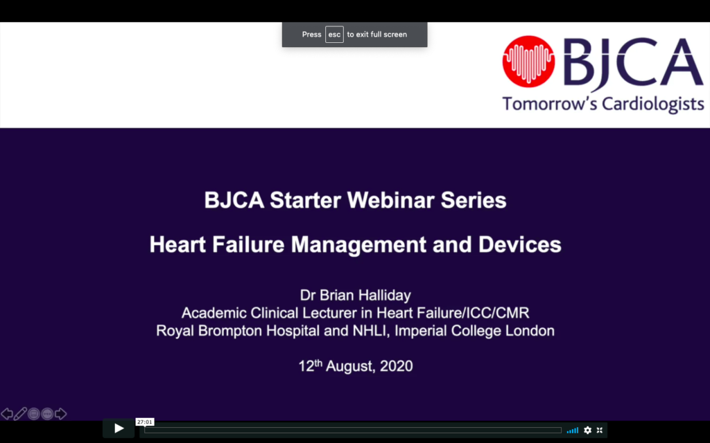 BJCA Starter E1: Heart Failure Management and Devices